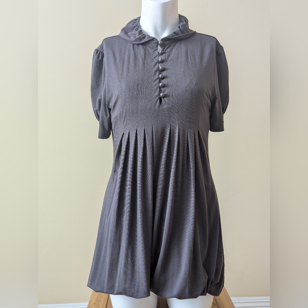 Elegant Black Button-Up Women's Top